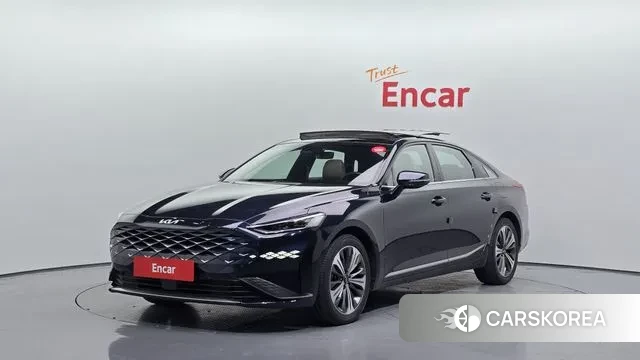 Kia K8 Hybrid 2021 Синий из Кореи