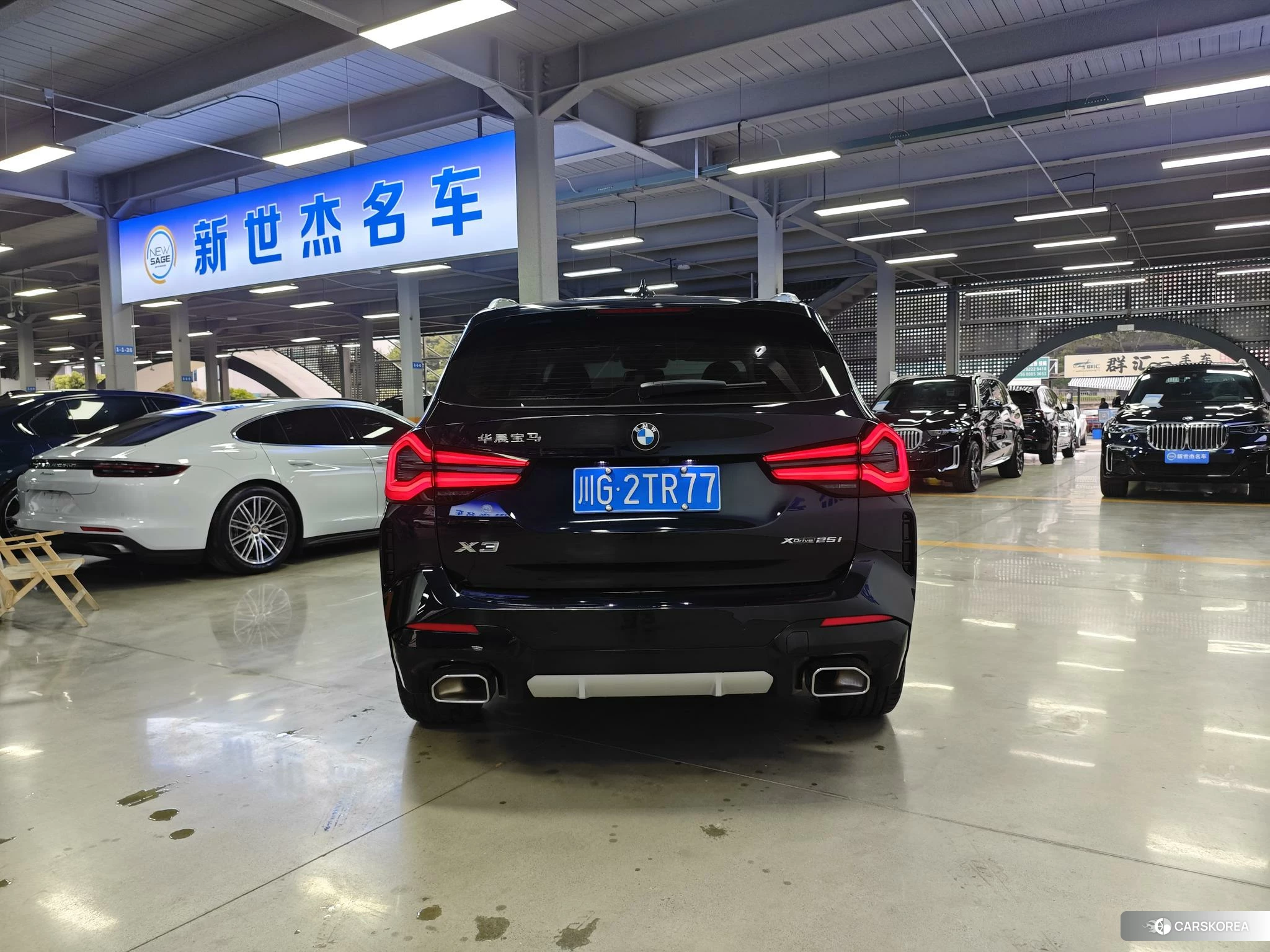 BMW X3 2021 Черный из Китая