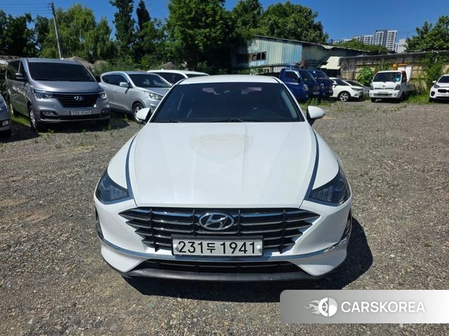 Hyundai Sonata (DN8) 2019 Белый из Кореи