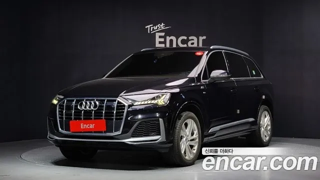 Audi Q7 (4M) 2021 Черный из Кореи