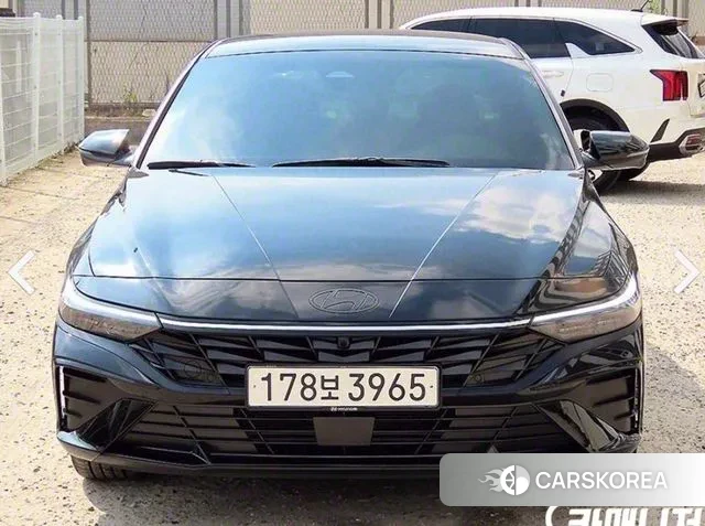 Hyundai The New Avante (CN7) 2025 Черный из Кореи