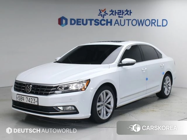 Volkswagen The New Passat 2018 Белый из Кореи