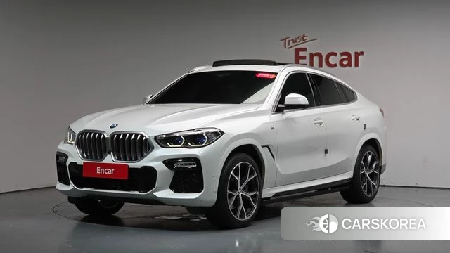 BMW X6 (G06) 2021 Белый из Кореи