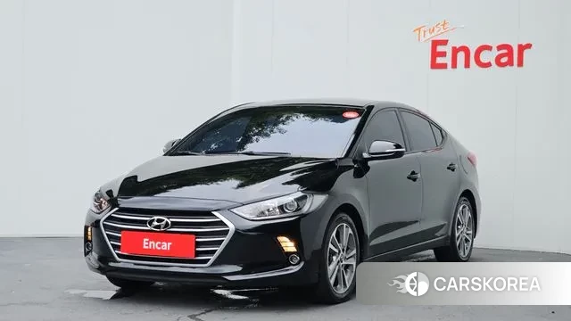 Hyundai Avante AD 2018 Черный из Кореи