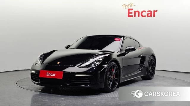 Porsche 718 Cayman 2020 Черный из Кореи