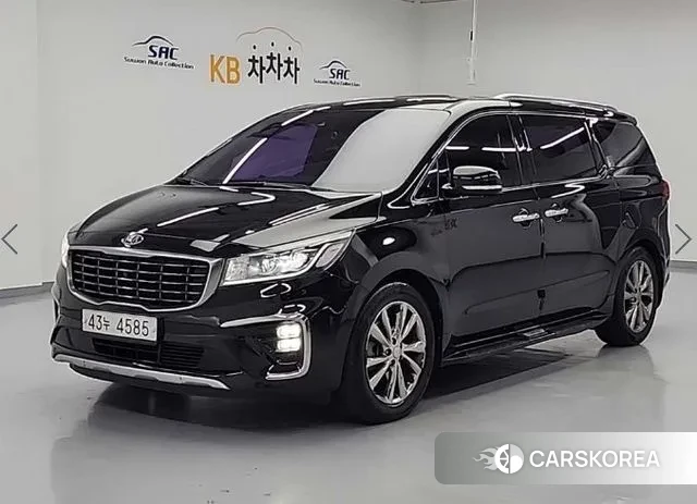 Kia The New Carnival 2018 Черный из Кореи