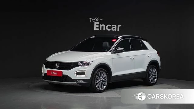 Volkswagen T-Roc 2021 Белый из Кореи