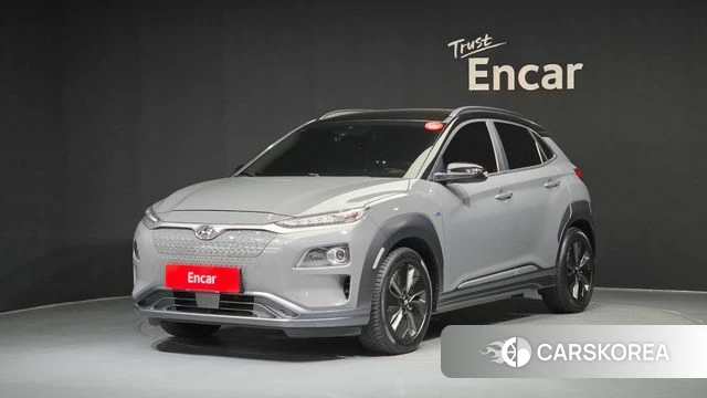 Hyundai Kona Electric 2018 Серебристо-серый из Кореи