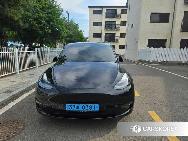 Tesla Model Y 2023 Белый из Кореи