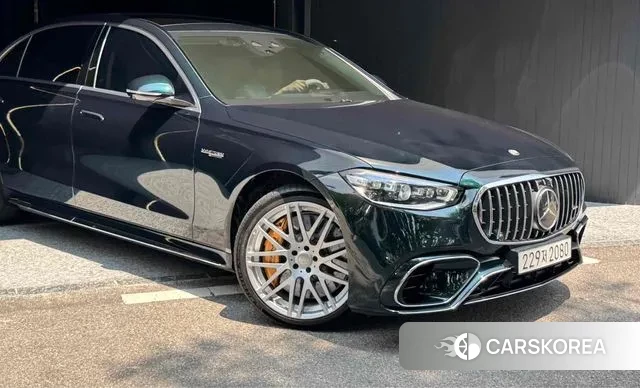 Mercedes-Benz S-Class W223 2024 Темно-зеленый из Кореи