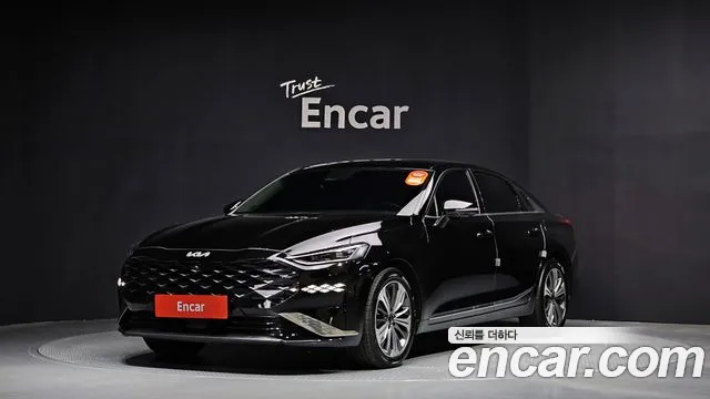 Kia K8 Hybrid 2021 Черный из Кореи