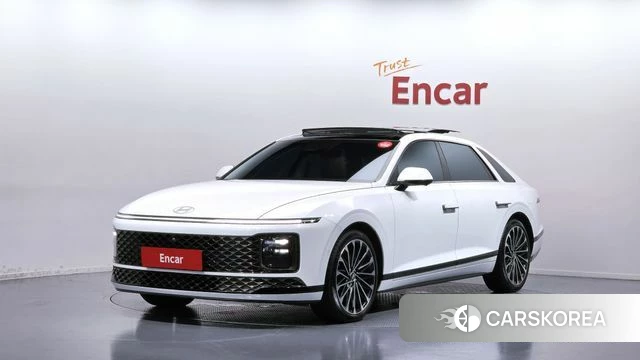 Hyundai Grandeur Hybrid (GN7) 2025 Белый из Кореи