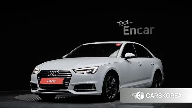 Audi A4 (B9) 2019 Белый из Кореи