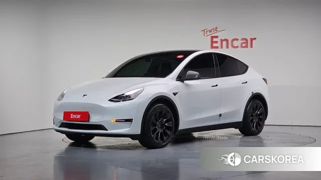 Tesla Model Y 2022 Белый из Кореи