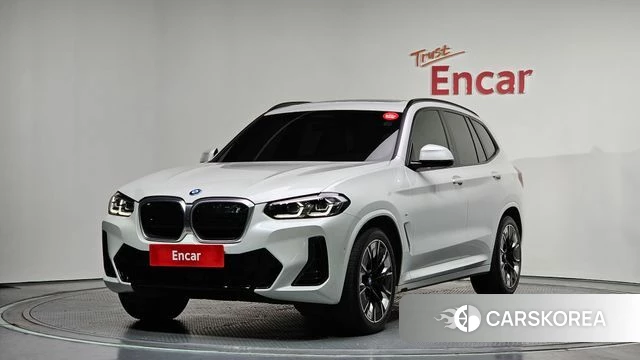 BMW iX3 2022 Белый из Кореи