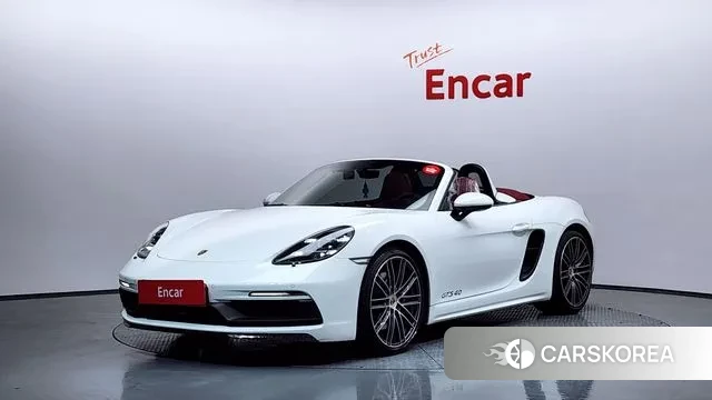 Porsche 718 Boxster 2021 Белый из Кореи