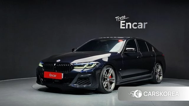 BMW 5 Series (G30) 2023 Синий из Кореи