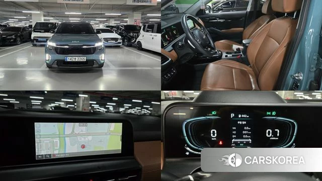 Kia The New Seltos 2023 Синий нефрит из Кореи