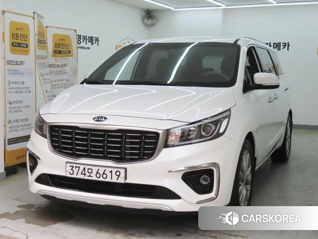 Kia The New Carnival 2019 Белый из Кореи