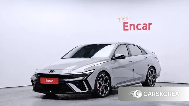 Hyundai The New Avante (CN7) 2024 Серебристо-серый из Кореи