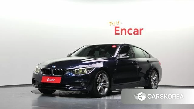 BMW 4 Series (F32) 2018 Синий из Кореи