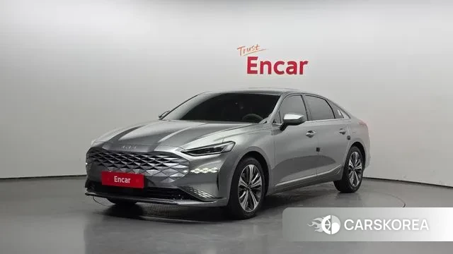 Kia K8 Hybrid 2021 Серебристо-серый из Кореи