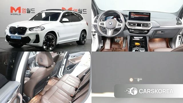 BMW iX3 2025 Белый из Кореи