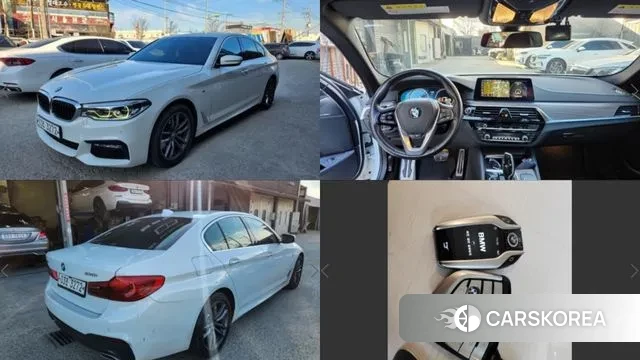 BMW 5 Series (G30) 2018 Белый из Кореи