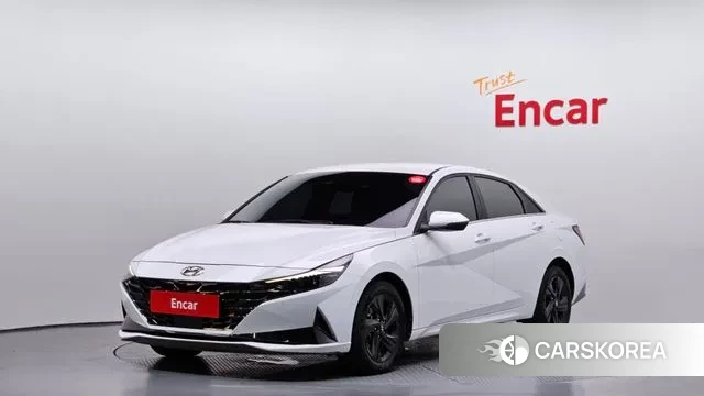 Hyundai Avante (CN7) 2022 Белый из Кореи
