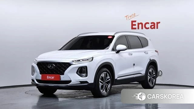 Hyundai Santa Fe TM 2019 Белый из Кореи