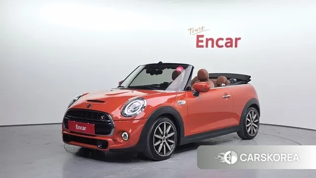 Mini Cooper S Convertible 2021 Оранжевый из Кореи