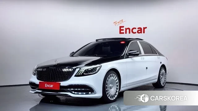 Mercedes-Benz S-Class W222 2018 Белый двухцветный из Кореи