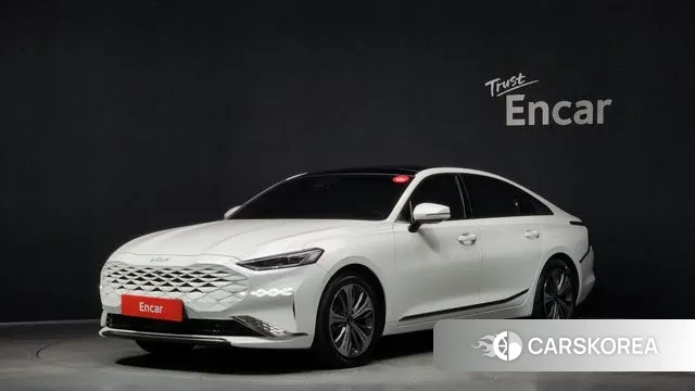 Kia K8 Hybrid 2021 Белый из Кореи