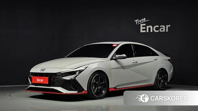 Hyundai Avante (CN7) 2023 Серый из Кореи