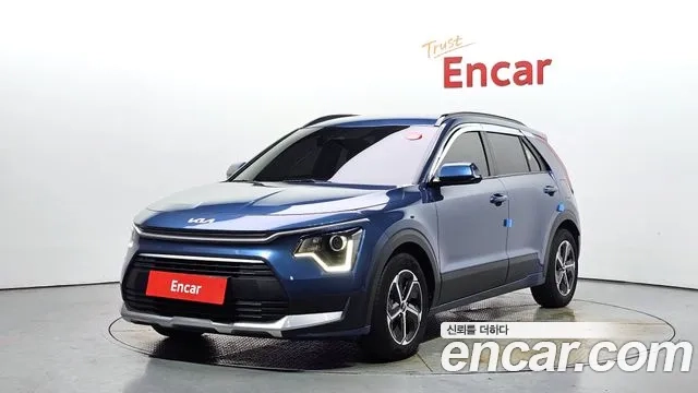 Kia Di Ol Nu Niro 2022 Синий из Кореи