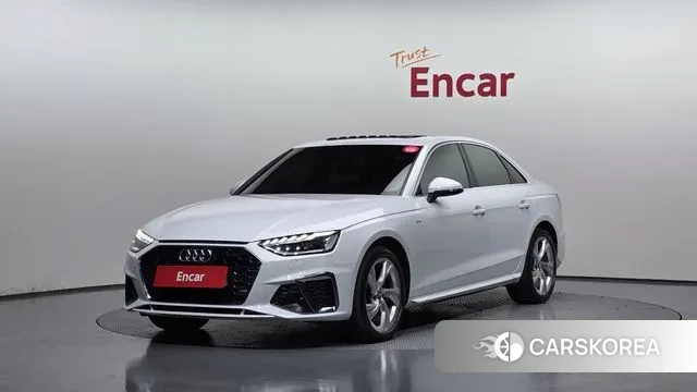 Audi A4 (B9) 2021 Белый из Кореи