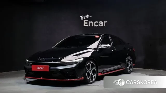 Hyundai The New Avante (CN7) 2023 Черный из Кореи