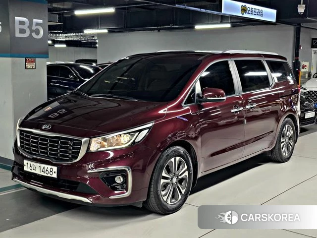 Kia The New Carnival 2018 Красный из Кореи