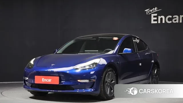Tesla Model 3 2022 Синий из Кореи