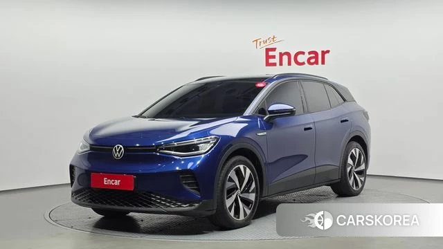 Volkswagen ID.4 2023 Синий из Кореи