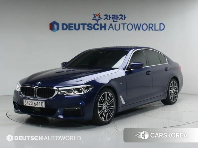 BMW 5 Series (G30) 2020 Синий из Кореи