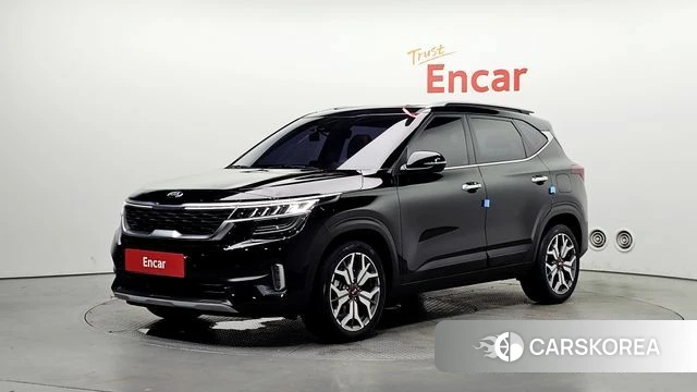 Kia Seltos 2019 Черный из Кореи