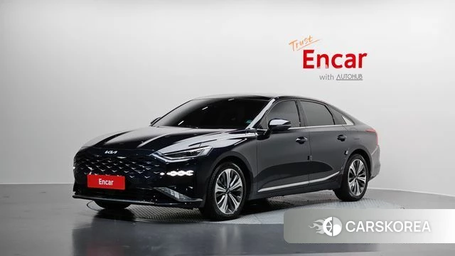 Kia K8 Hybrid 2023 Синий из Кореи