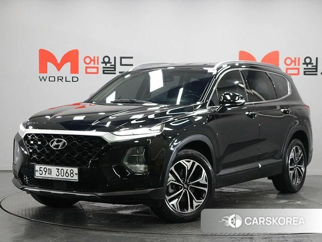 Hyundai Santa Fe TM 2018 Черный из Кореи