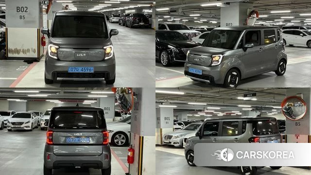 Kia The New Kia Ray EV 2025 Серебристо-серый из Кореи