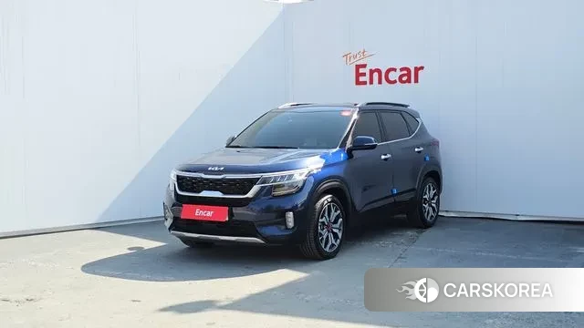 Kia Seltos 2021 Синий из Кореи