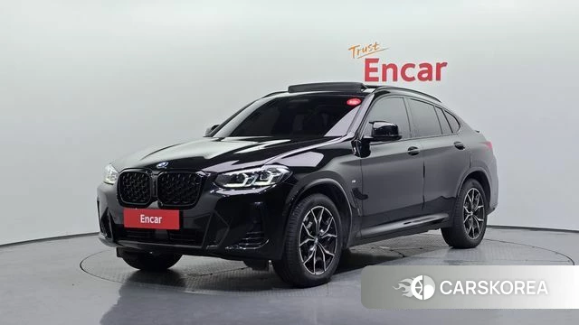BMW X4 (G02) 2023 Черный из Кореи