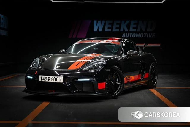 Porsche 718 Cayman 2020 Черный из Кореи