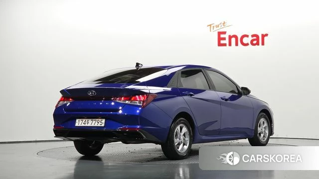 Hyundai Avante (CN7) 2021 Синий из Кореи