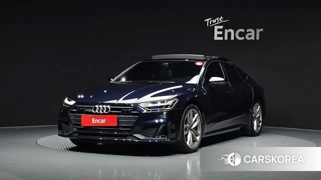 Audi A7 (4K) 2022 Синий из Кореи
